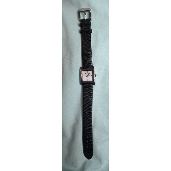 Skagen Ladies Mother of Pearl Square Watch 528SSLB8A New Band New Battery - Picture 5 of 8